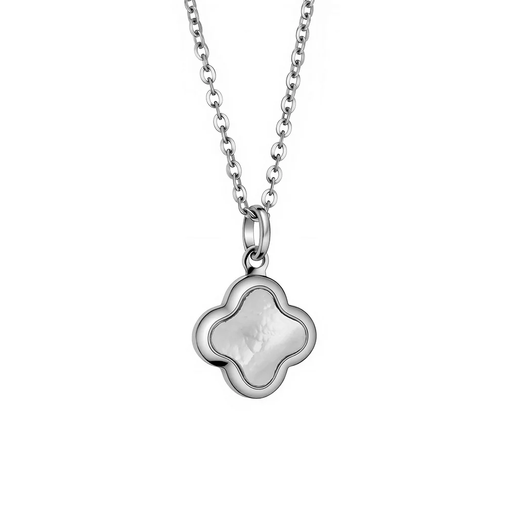 Stainless steel four-leaf clover personalized clavicle chain 